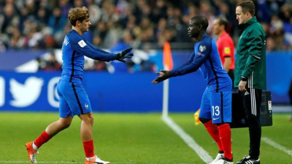 Incluyó a un mexicano: El impresionante 11 con el que ha jugado Antoine Griezmann