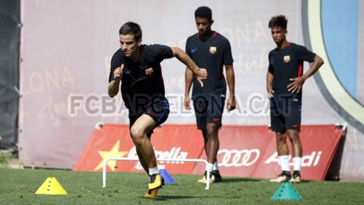 FOTOS: Choco Lozano entrenando al lado de Iniesta, Messi, Piqué y Suárez