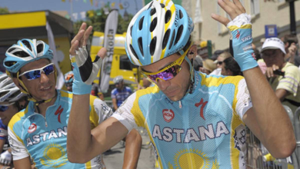 Contador comprometido en el Tour