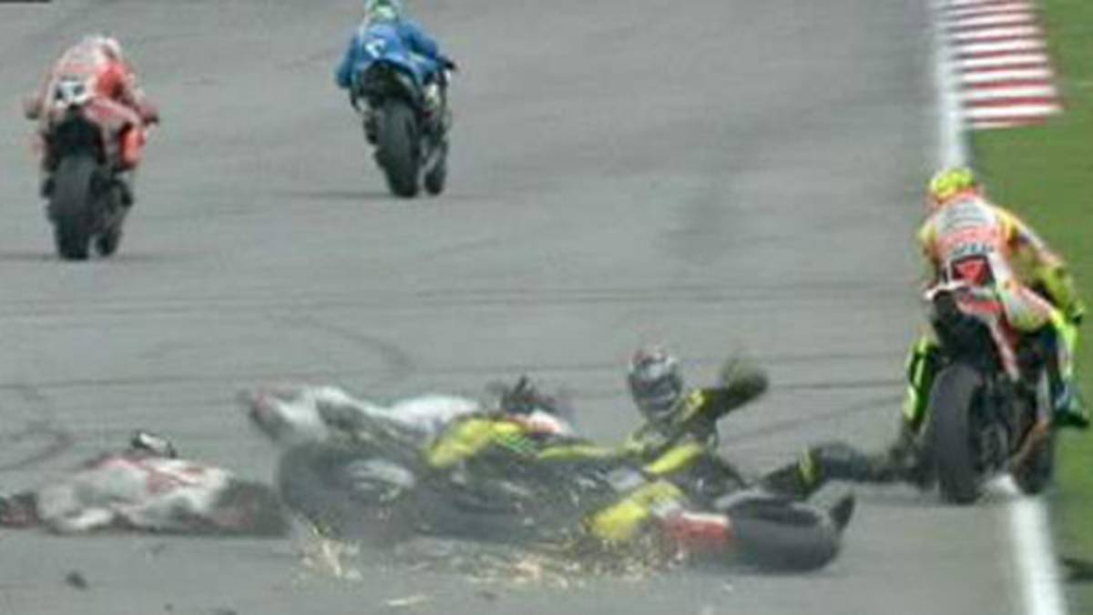 Piloto que atropelló a Simoncelli: 'No pude hacer nada por evitarlo'