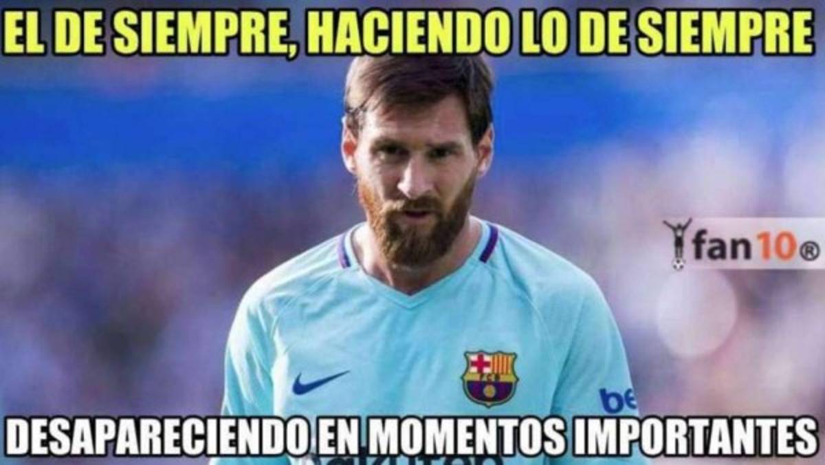 Memes: Destrozan a Messi tras quedar fuera del 'Mejor Jugador del Año' por la UEFA