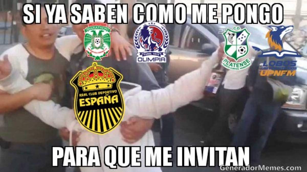 Afición acribilla de divertidos memes a Real España luego de no ver un triunfo