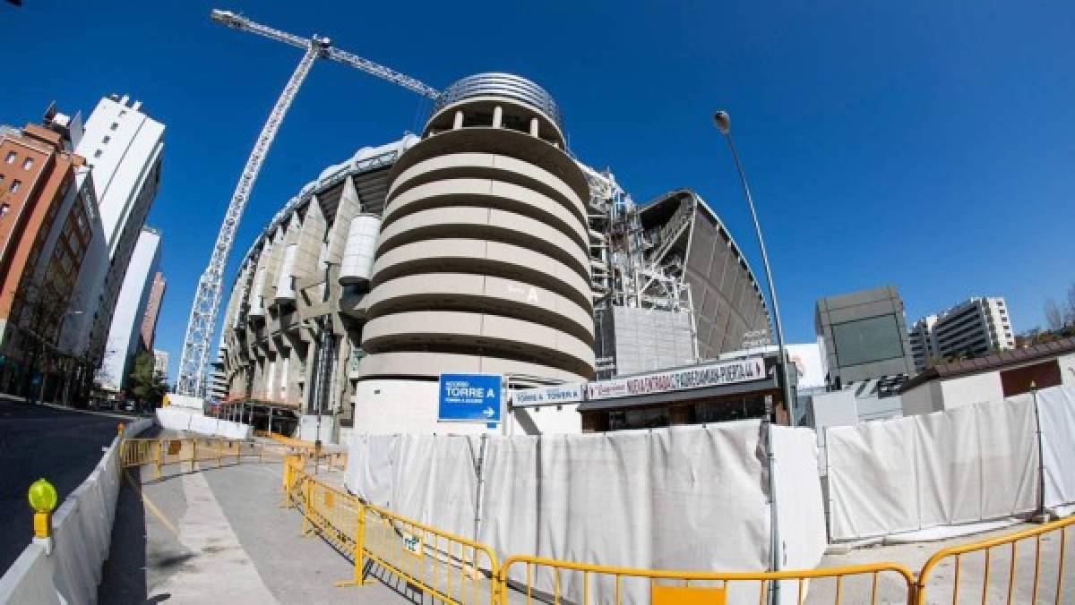 Pese a las obras de remodelación, Real Madrid cede el Bernabéu para combatir el coronavirus