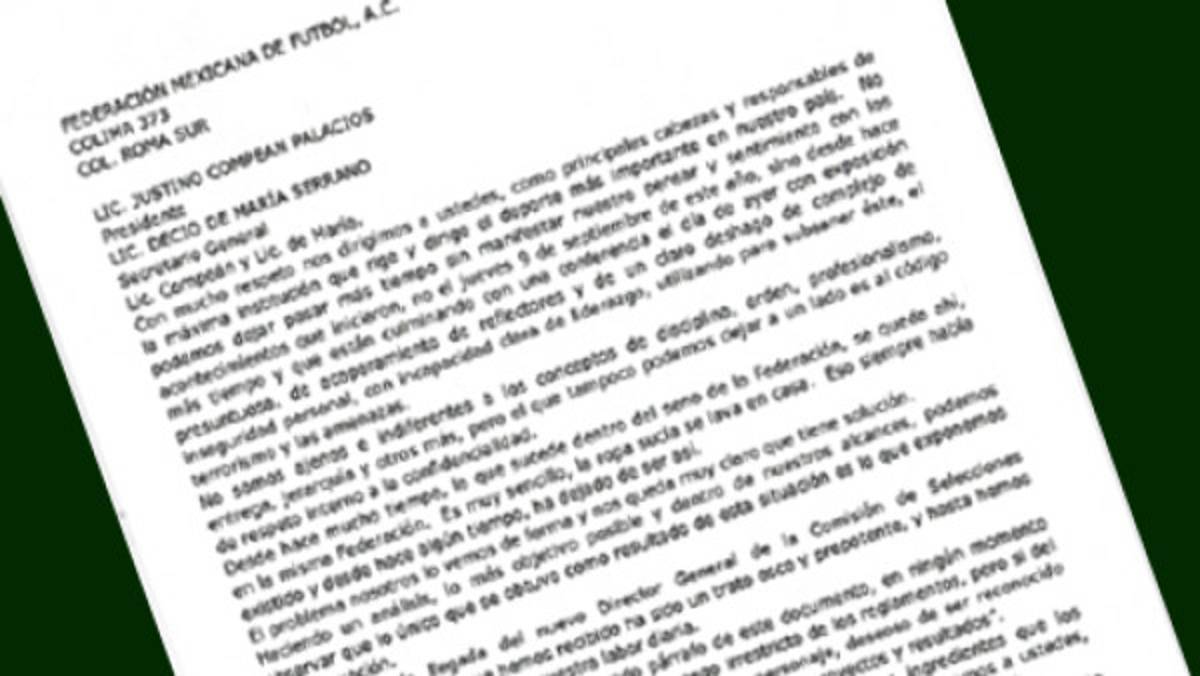 Castigados piden no ser llamados al Tri