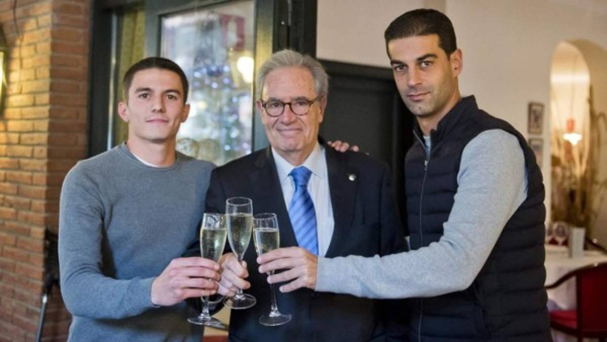 Así fue la cena de Navidad del Barcelona donde participó Choco Lozano