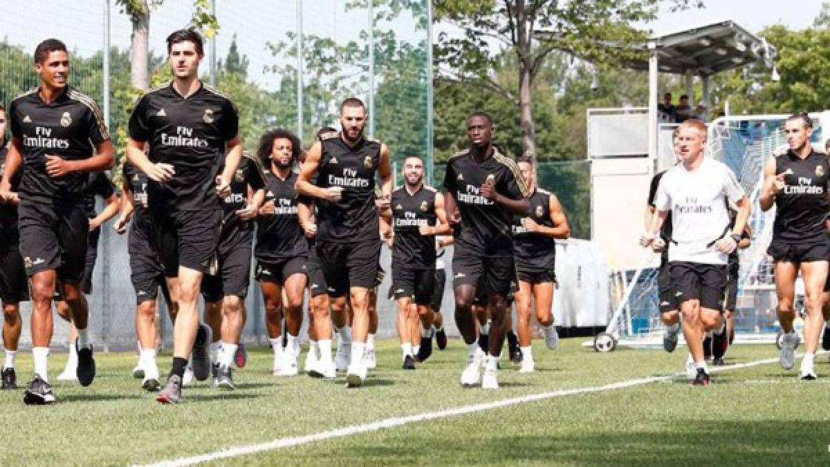 FOTOS: Así ha sido el primer entrenamiento de Hazard con el Real Madrid