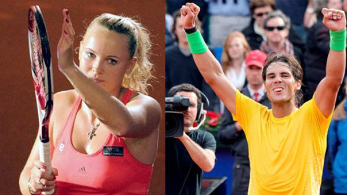 Wozniacki y Nadal son los reyes del tenis
