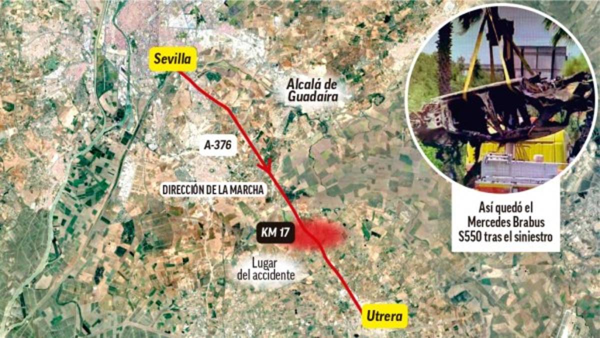 Las impactantes imágenes del accidente donde perdió la vida la 'Perla' Reyes