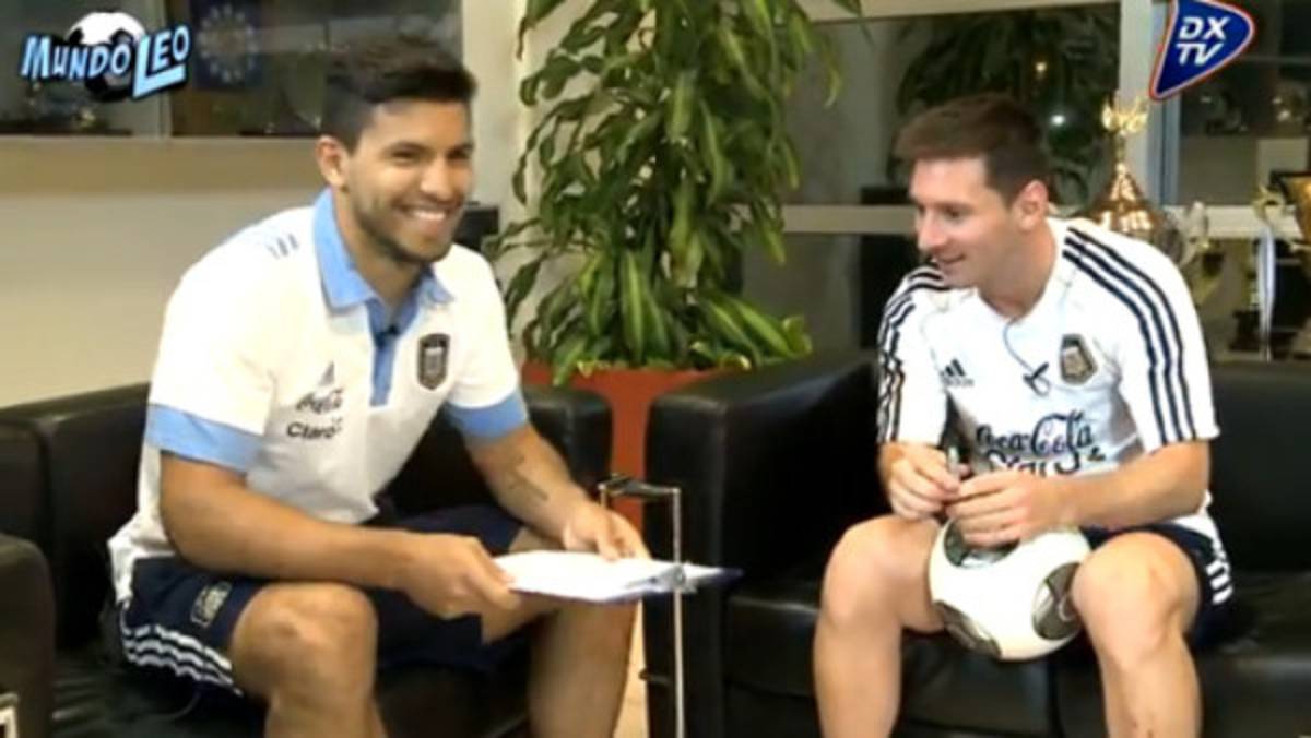 VIDEO: La divertida entrevista del Kun Agüero a Messi