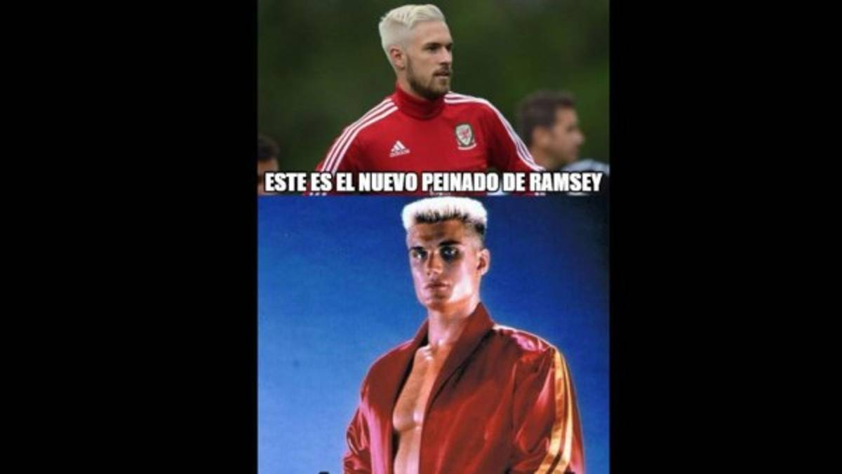 Aaron Ramsey, el protagonista de los memes este lunes en la Eurocopa junto a Gareth Bale