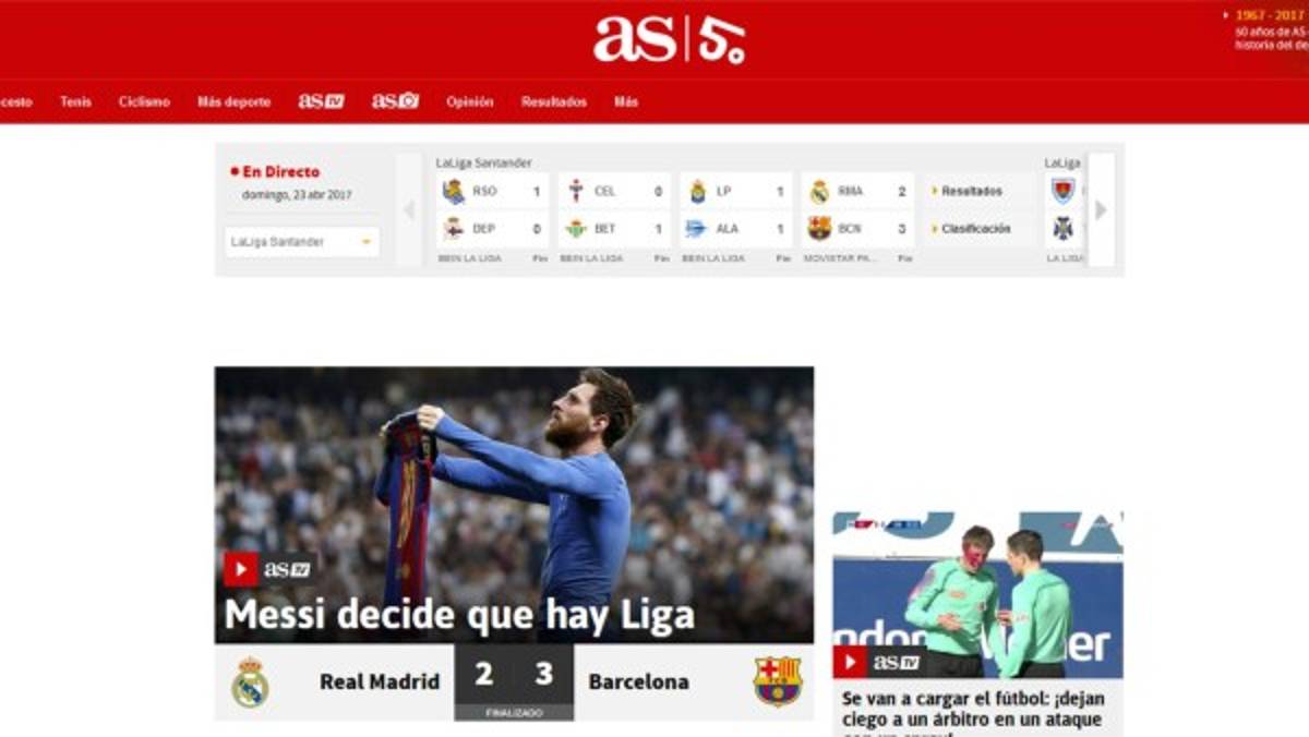 ¡No perdonan al Madrid! Así habla la prensa internacional del Clásico