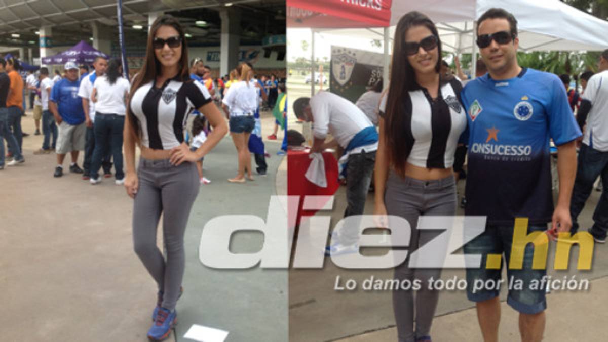 La chica que se robó las miradas en Miami