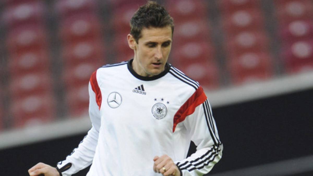 Miroslav Klose se retirará de Alemania tras el Mundial 2014