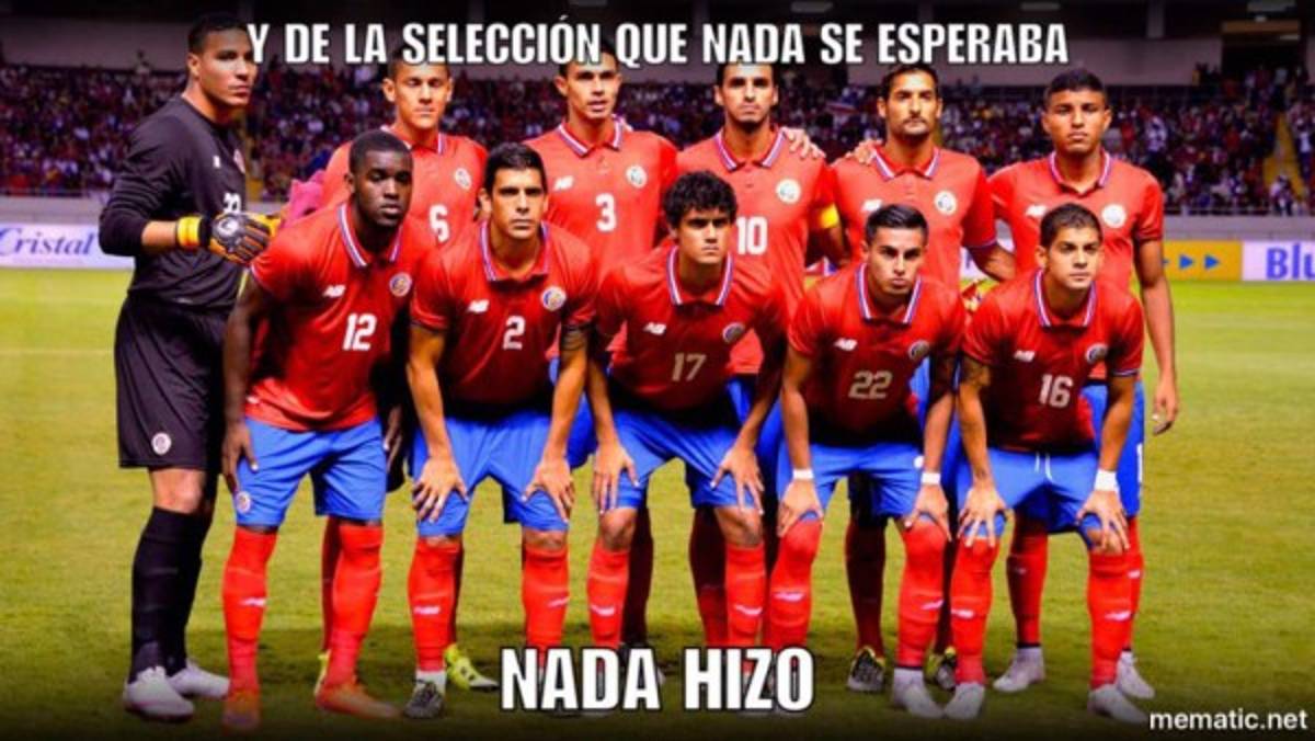 ¡DIVERTIDOS! Los memes que crucifican a Costa Rica por la eliminación en Copa Oro
