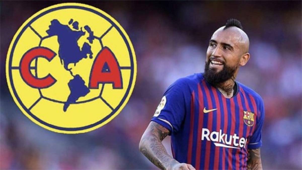 El equipazo que sueña formar el América de México con Arturo Vidal como estrella