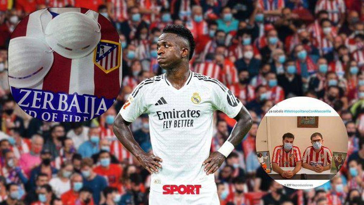 Por culpa de Vinicius: afición del Atlético irá con mascarillas al derbi: ¿Qué está pasando con el crack del Real Madrid?