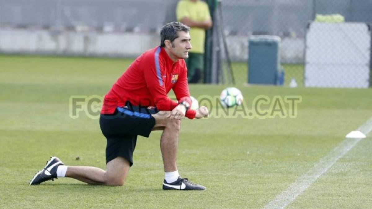 FOTOS: Choco Lozano entrenando al lado de Iniesta, Messi, Piqué y Suárez