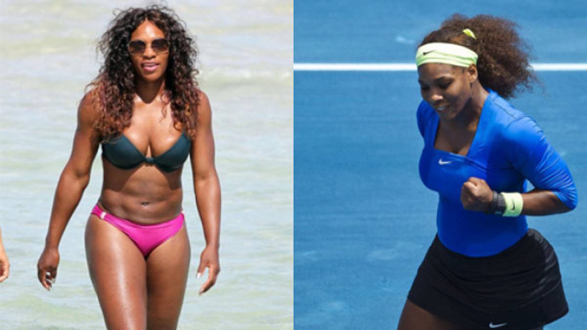 La tenista Serena Williams presume de su cuerpo