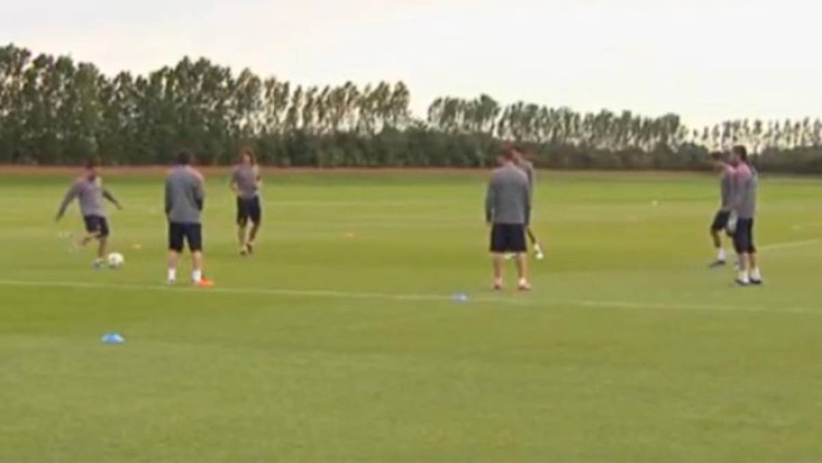 Barcelona entrenó en la sede del Arsenal