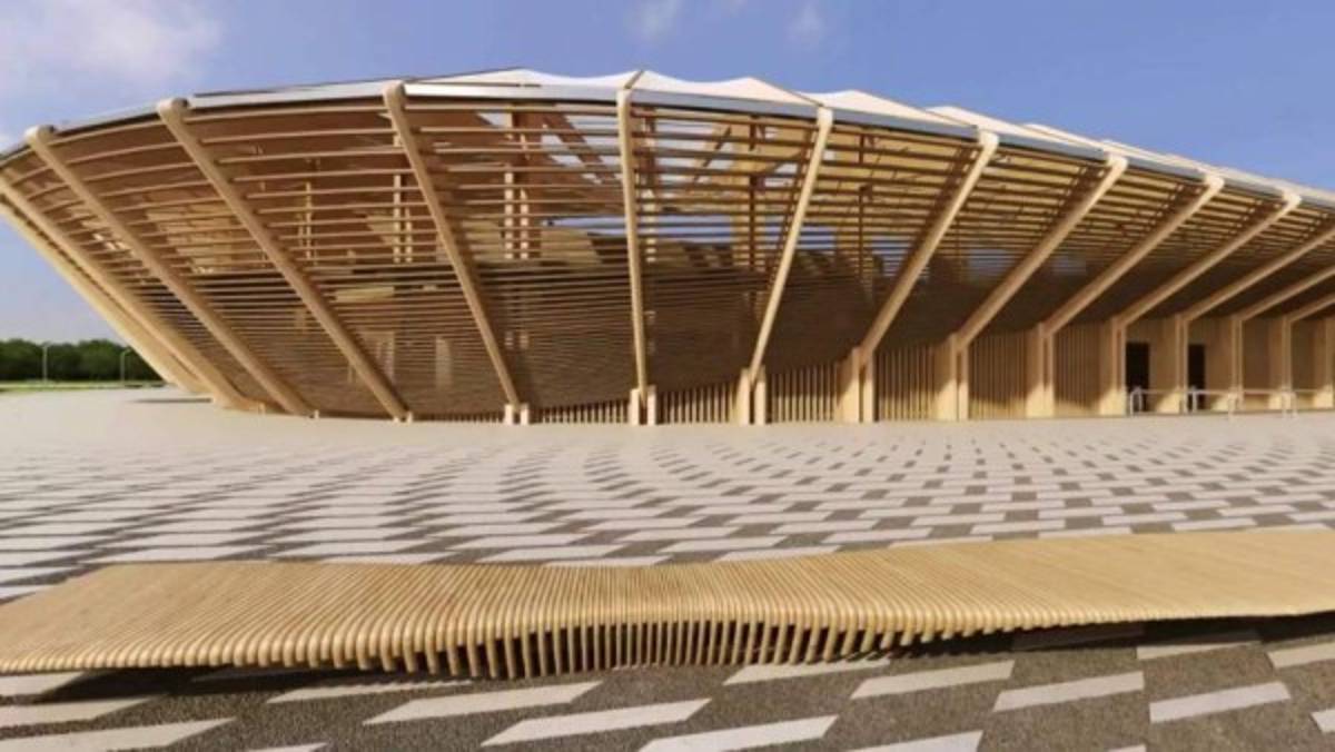 ¡Increíble! El espectacular estadio de madera que será construido por un equipo de Inglaterra