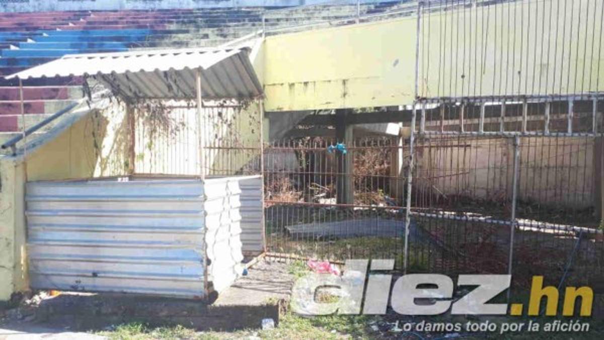 EN FOTOS: Así de descuidado se encuentra el estadio Ceibeño