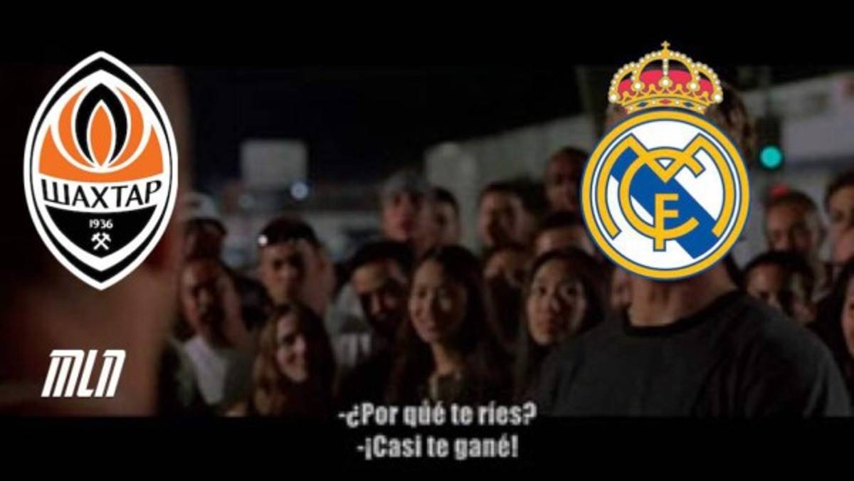 'Trituran' al Real Madrid con memes tras la derrota en Champions ante el Shakhtar