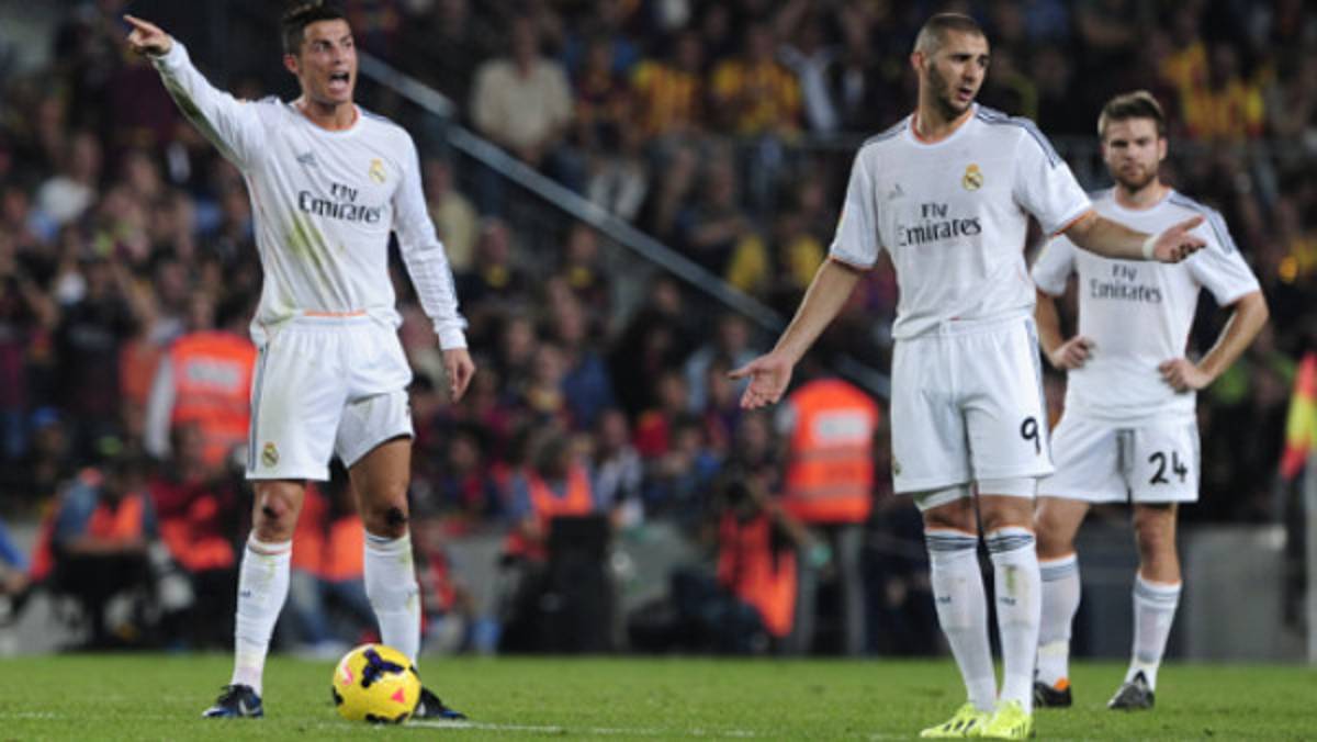 VIDEO: Nerviosismo se apoderó de CR7 y Ramos en el Camp Nou