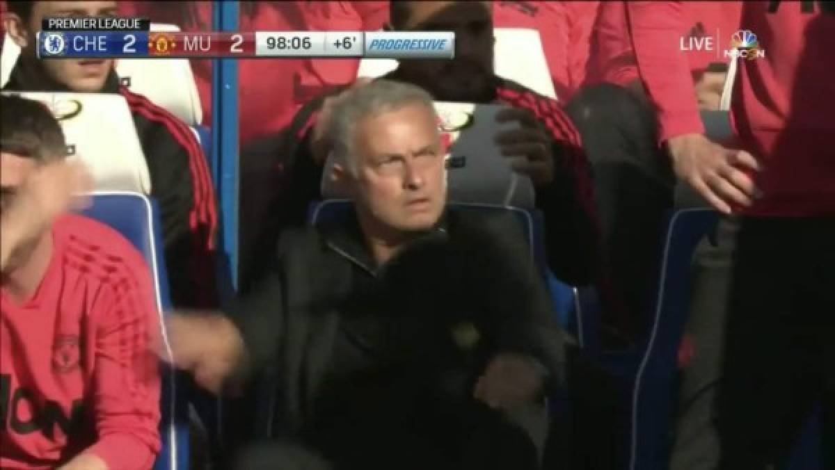 ¡Se calentó! Las imágenes de la pelea de Mourinho con el asistente del Chelsea