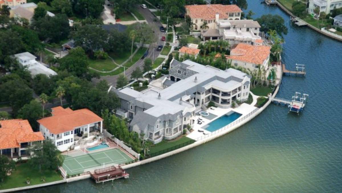 44 mil dólares al mes: La mansión que alquiló Tom Brady y Gisele Bündchen en Tampa