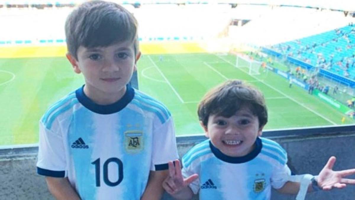 Neymar, Mbappé y hasta Cristiano Ronaldo: Los impensados ídolos de los hijos de Lionel Messi