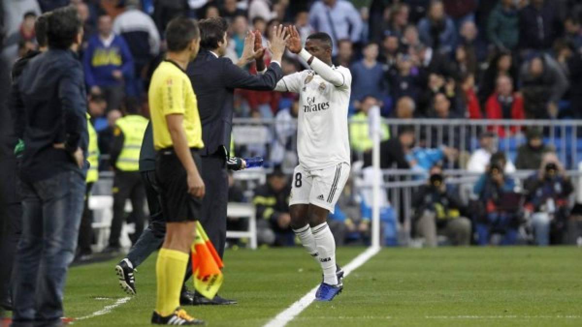 Vinicius se ganó el cariño del Bernabéu celebrando un gol que no fue suyo