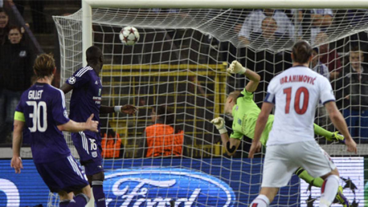 VIDEO: El extraordinario gol de Ibrahimovic contra el Anderlecht