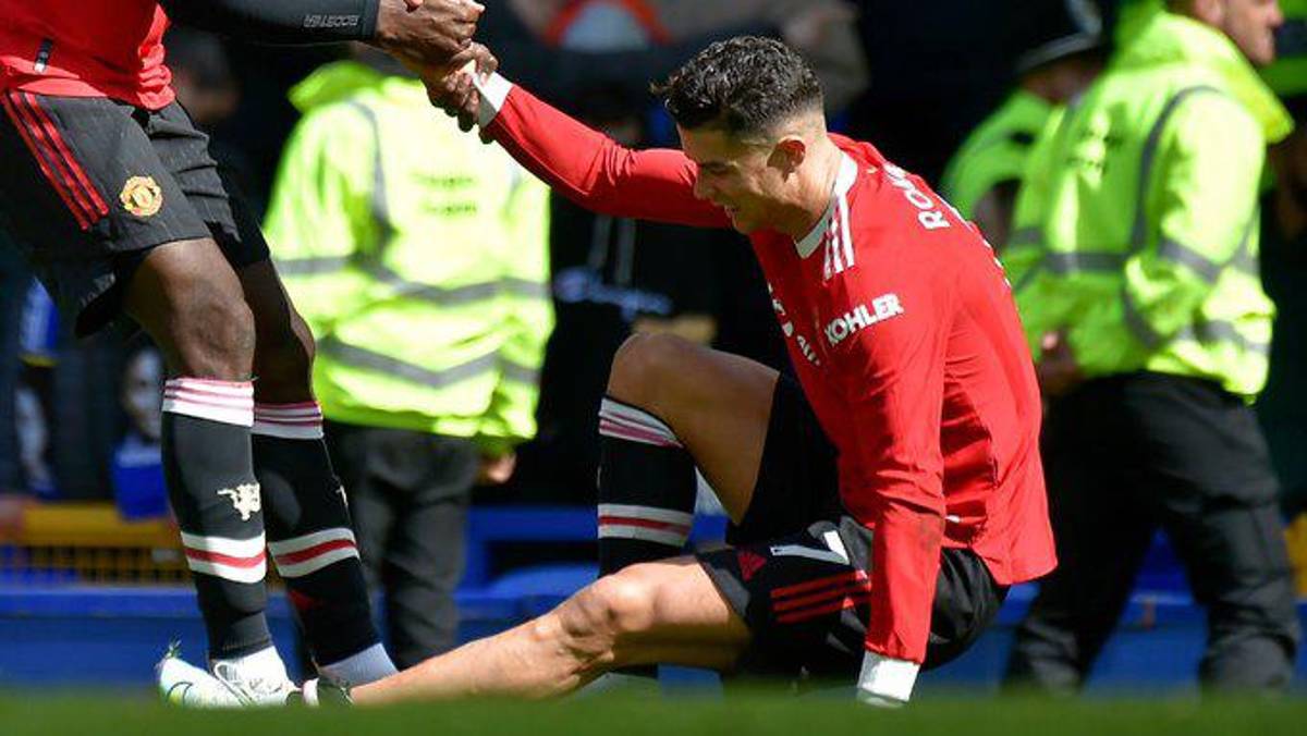 Escalofriante: así le quedó la pierna a Cristiano Ronaldo en la dolorosa derrota del Manchester United