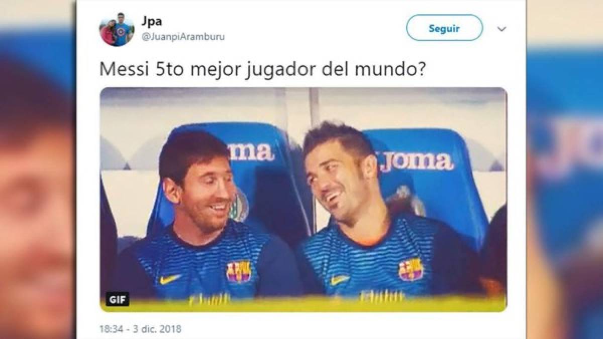 Los otros memes que dejó la gala del Balón de Oro y que no has visto