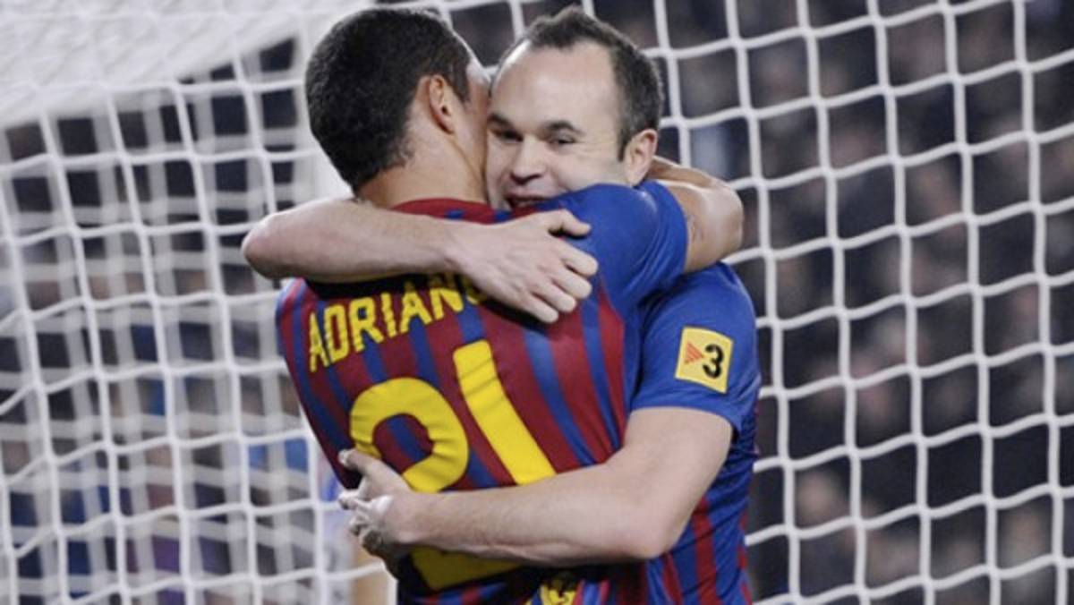 Iniesta y Adriano no estarán ante Sevilla