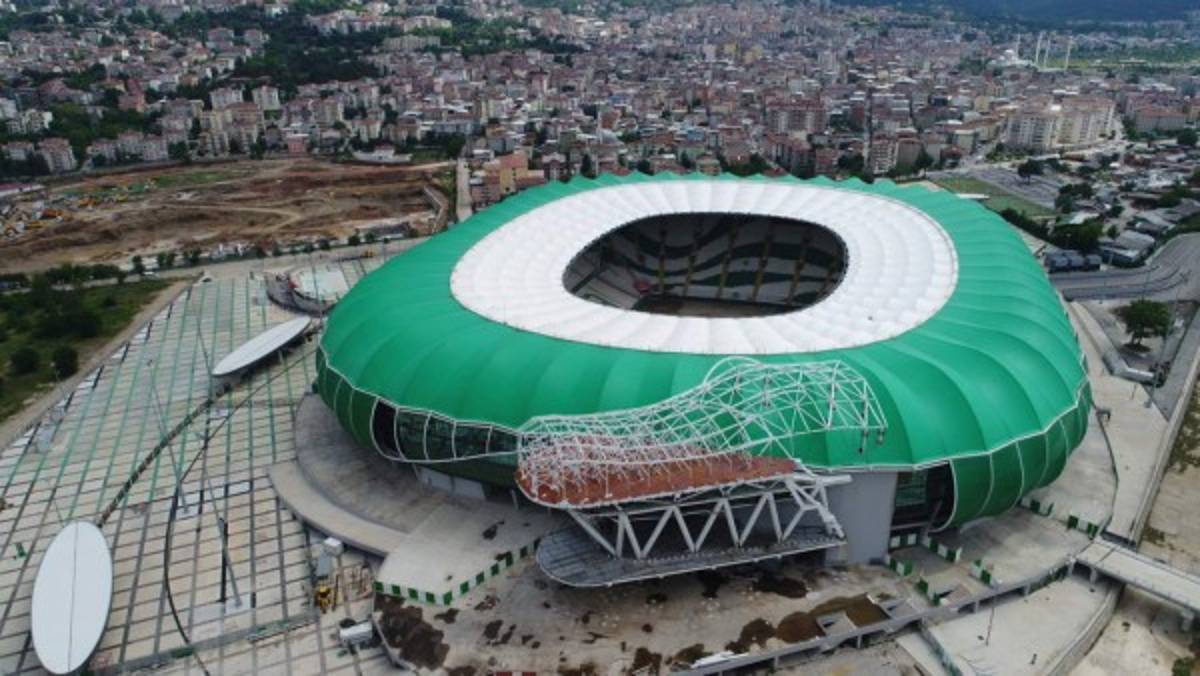 ¡INCREÍBLE! El imponente estadio turco que tiene forma de cocodrilo