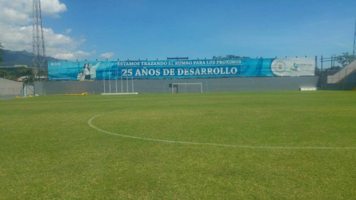 Con las remodelaciones, así luce el estadio Morazán donde se jugará Real España-Juticalpa