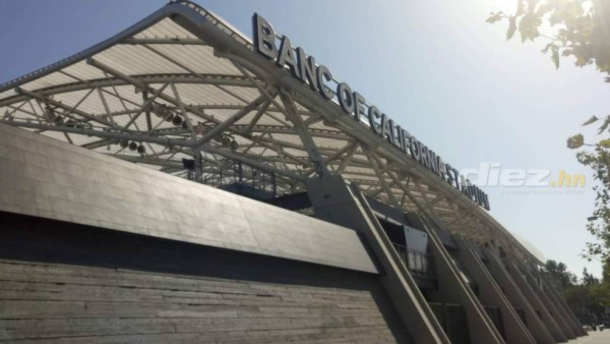 ¡Espectacular! El moderno Banc of California Stadium, sede del Honduras-El Salvador