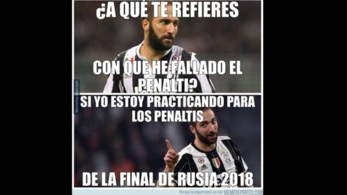 ¡Pobre Higuaín! Los memes del Juventus-Tottenham en Champions