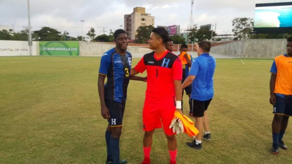 NO SE VIO EN TV: El eufórico festejo de Honduras tras eliminar a Costa Rica en los Centroamericanos