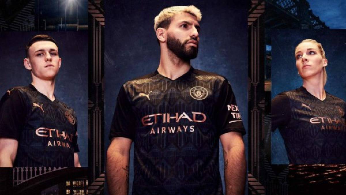 Simbólica y diseño único: Así es la espectacular camiseta de visitante del Manchester City para la temporada 2020-21