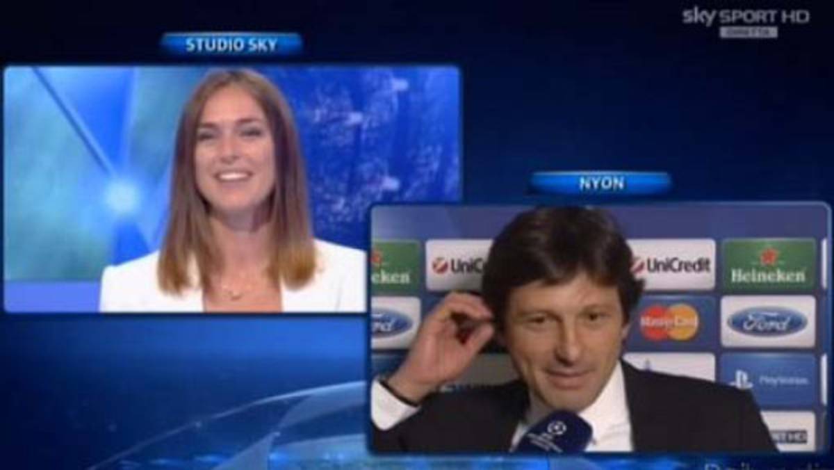 VIDEO: Leonardo pide matrimonio a periodista tras sorteo de Champions
