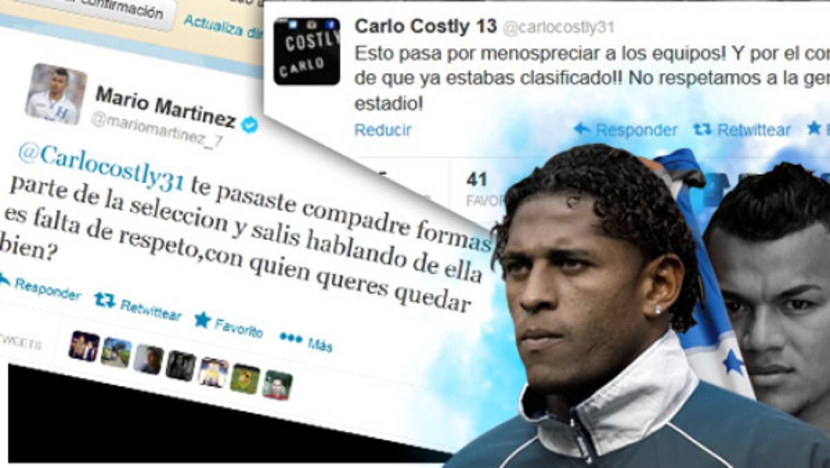 Mario reclama en Twitter a Carlo Costly