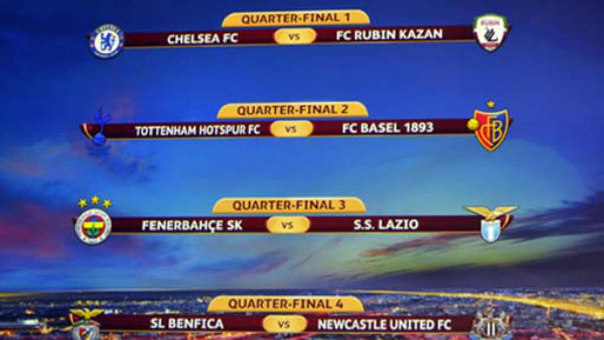 Chelsea-Rubin Kazan adorna los cuartos de Europa League