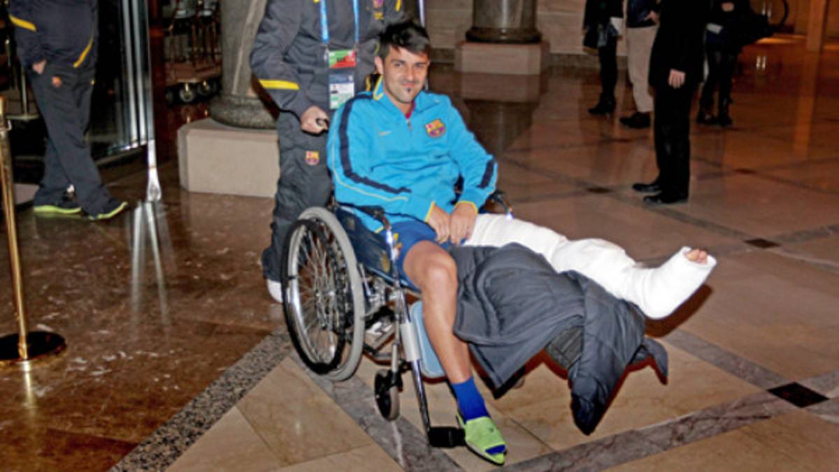 David Villa confía en llegar a la final de la Champions