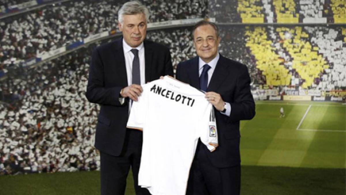 Ancelotti, presentado en el Real Madrid