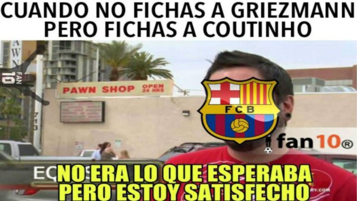 Barcelona ficha a Coutinho y afición lo celebra con divertidos memes