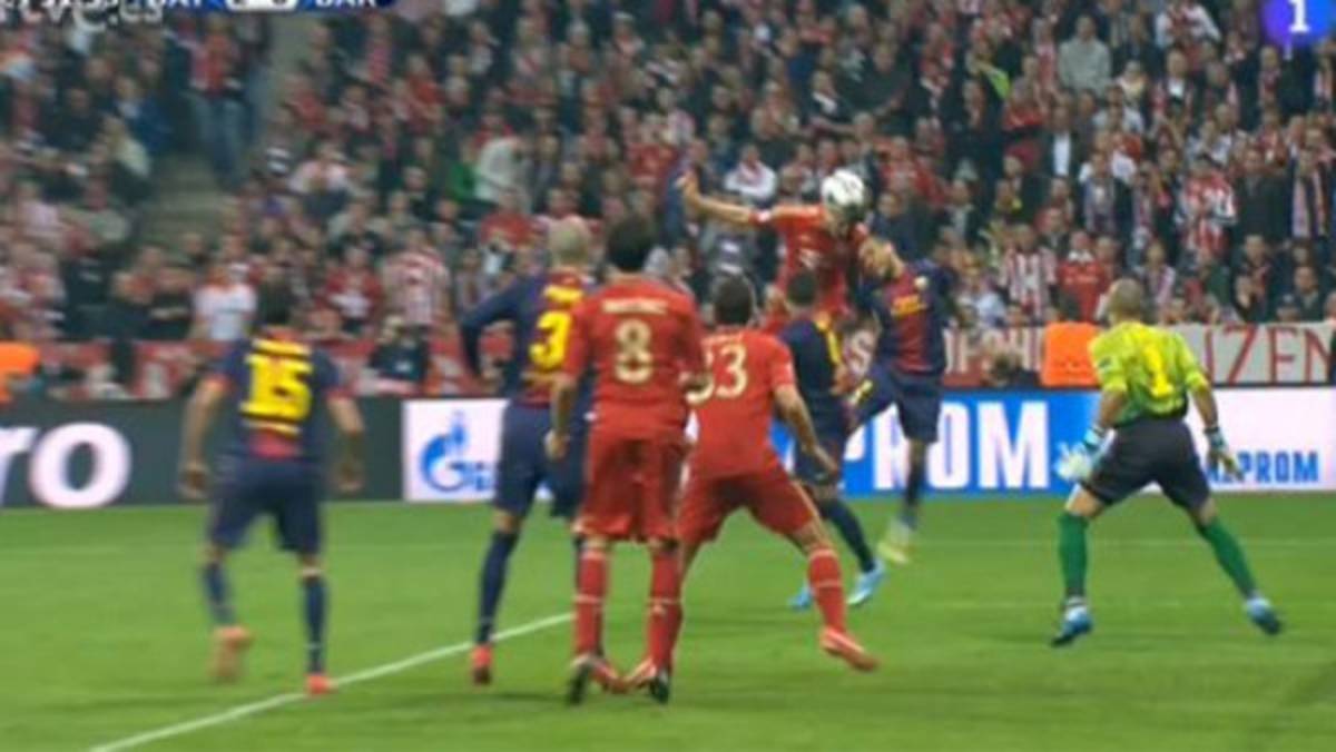 Los polémicos goles del Bayern Múnich