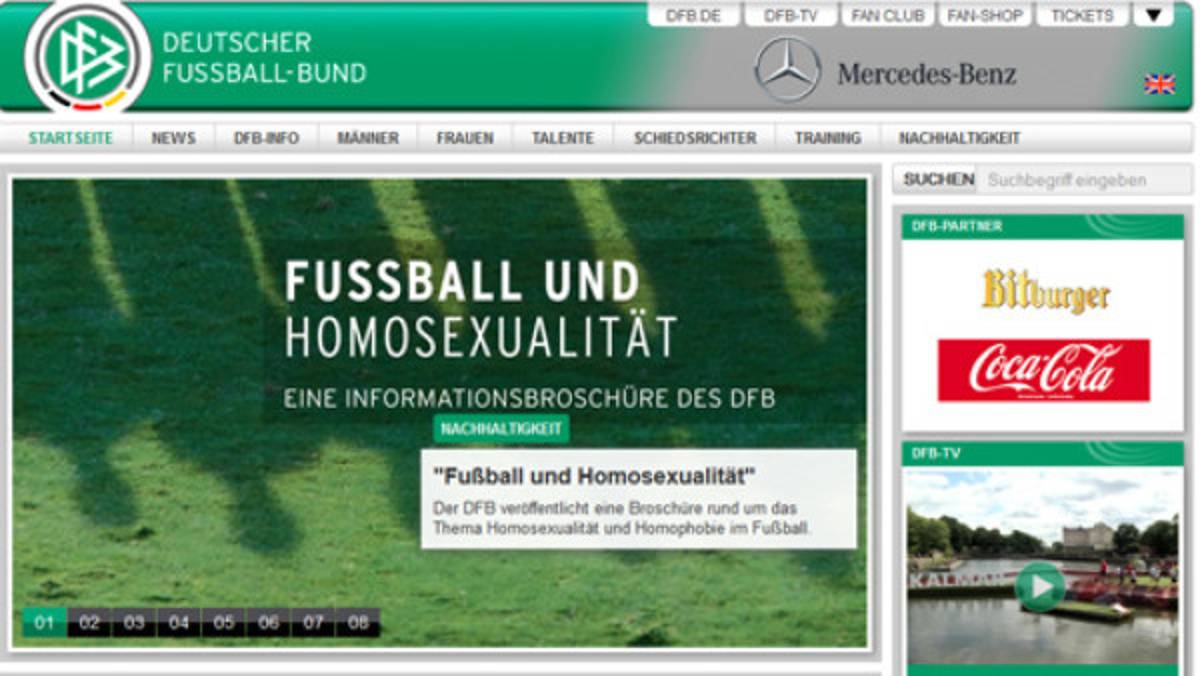 Federación alemana invita a futbolistas homosexuales a salir del 'armario”