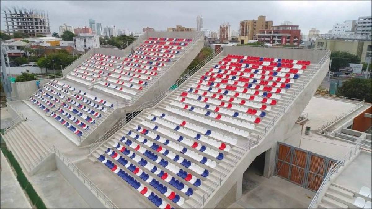 Así es el estadio Romelio Martínez donde jugará la Sub-21 de Honduras en Colombia